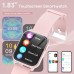 TRAUSI Smart Watches for Women Men, 1.83 inches HD Smartwatch with 120 Sports Modes, Heart Rate/Sleep Monitor, IP67 Waterproof, Bluetooth Call & Music Control for iPhone/Android (Pink)